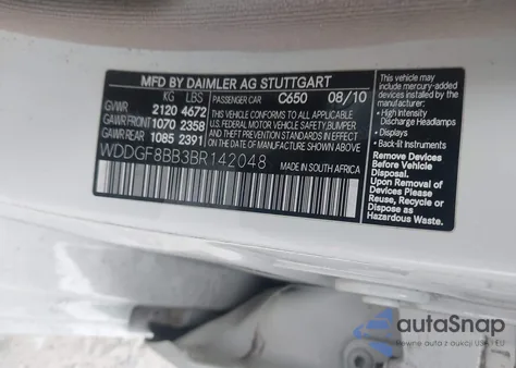 2011 Mercedes-Benz C 300 Luxury 4Matic/Sport 4Matic from USA, damaged, VIN WDDGF8BB3BR142048